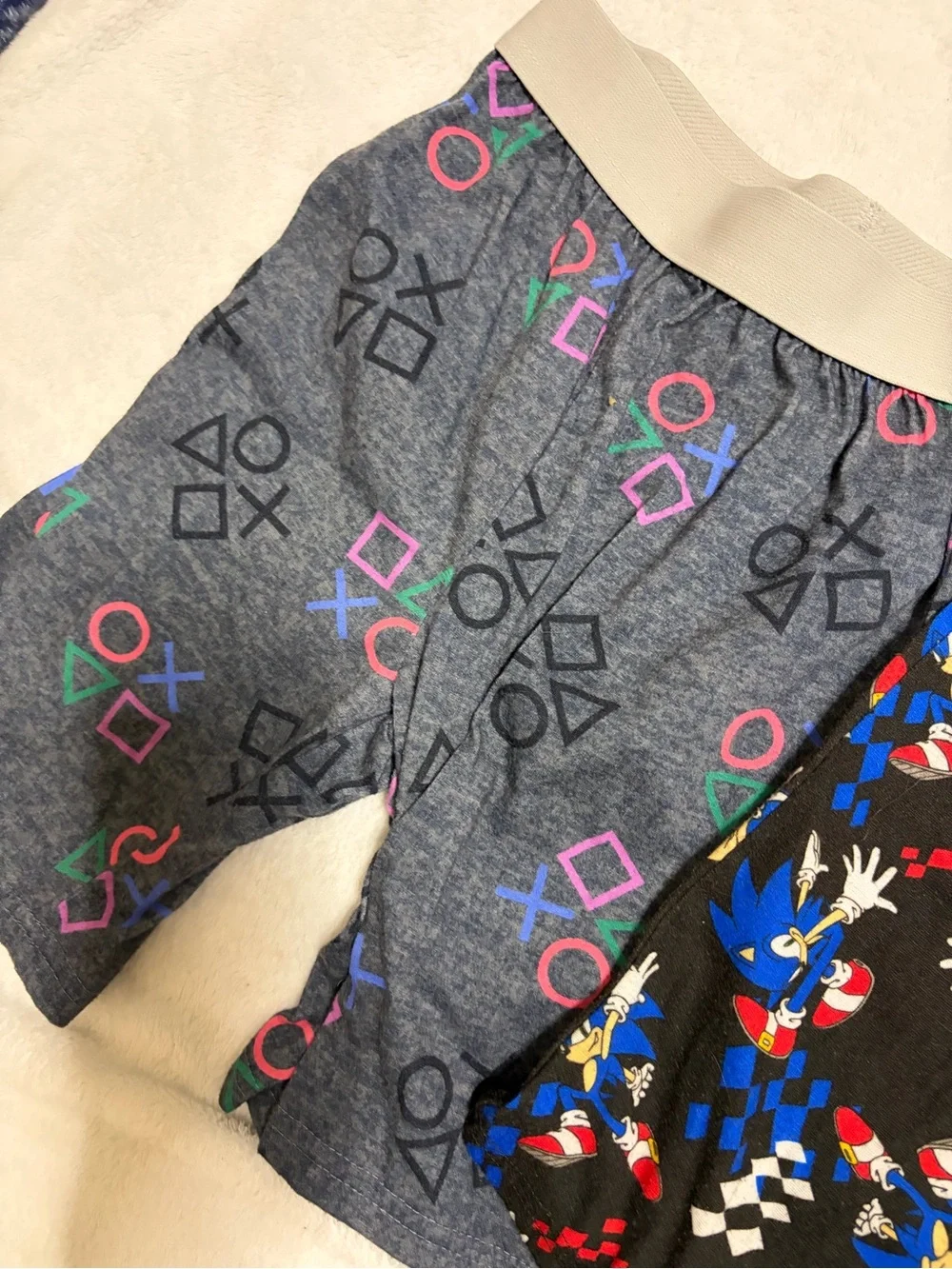 Sonic The Hedgehog Blue Kids Tee and pajama Set